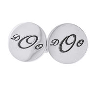 Picture of Sterling Silver Round Cuff Links