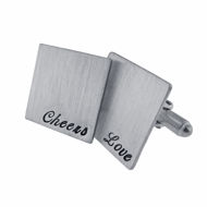 Picture of Sterling Silver Square Cuff Links 
