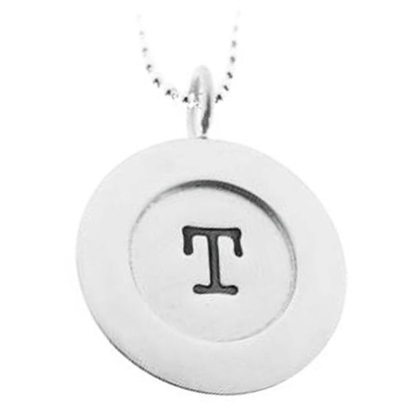 Picture of Sterling Silver Round Charm with Wide Silver Rim