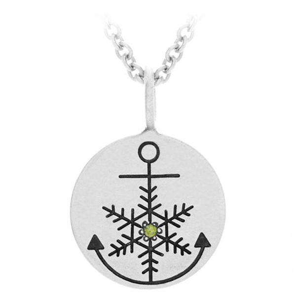 Picture of Silver Snowflake Anchor 