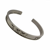 Picture of Rimmed Wide 14k Gold Cuff Bracelet