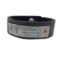 Picture of Leather and Silver Cuff