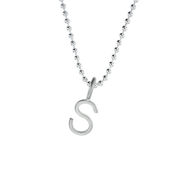 Picture of Sterling Silver Letter/Number Charm Necklace