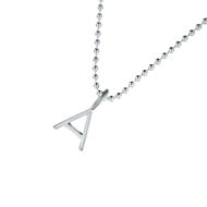 Picture of Sterling Silver Letter/Number Charm Necklace