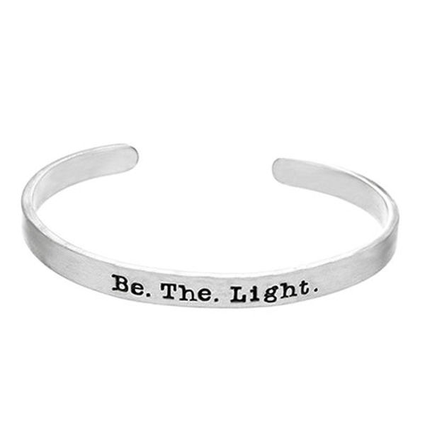 Picture of Silver Be the Light Cuff Bracelet