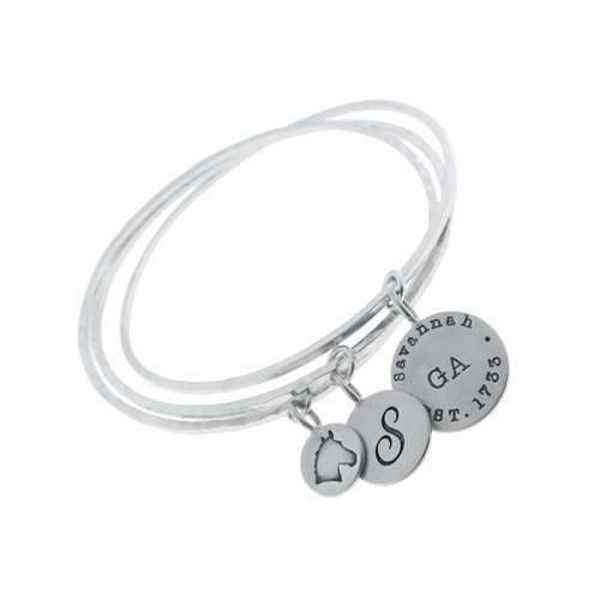 Picture of 3 Bangle Set with Charms