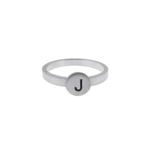 Picture of 14K White Gold Button Ring
