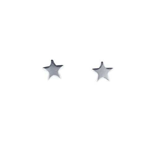 Picture of Sterling Silver Star Stud Earrings