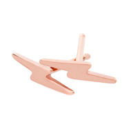Picture of Gold Lightning Bolt Stud Earring Set