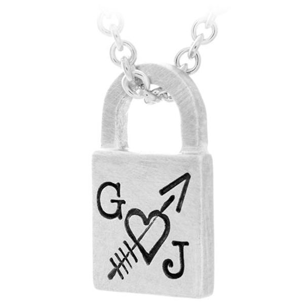 Picture of Padlock Charm Necklace